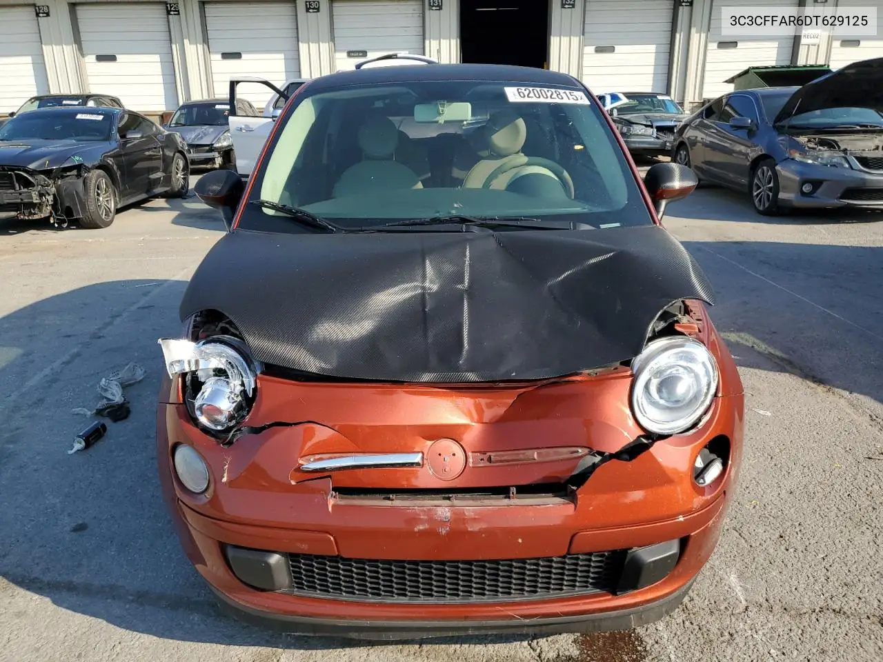 2013 Fiat 500 Pop VIN: 3C3CFFAR6DT629125 Lot: 62002815