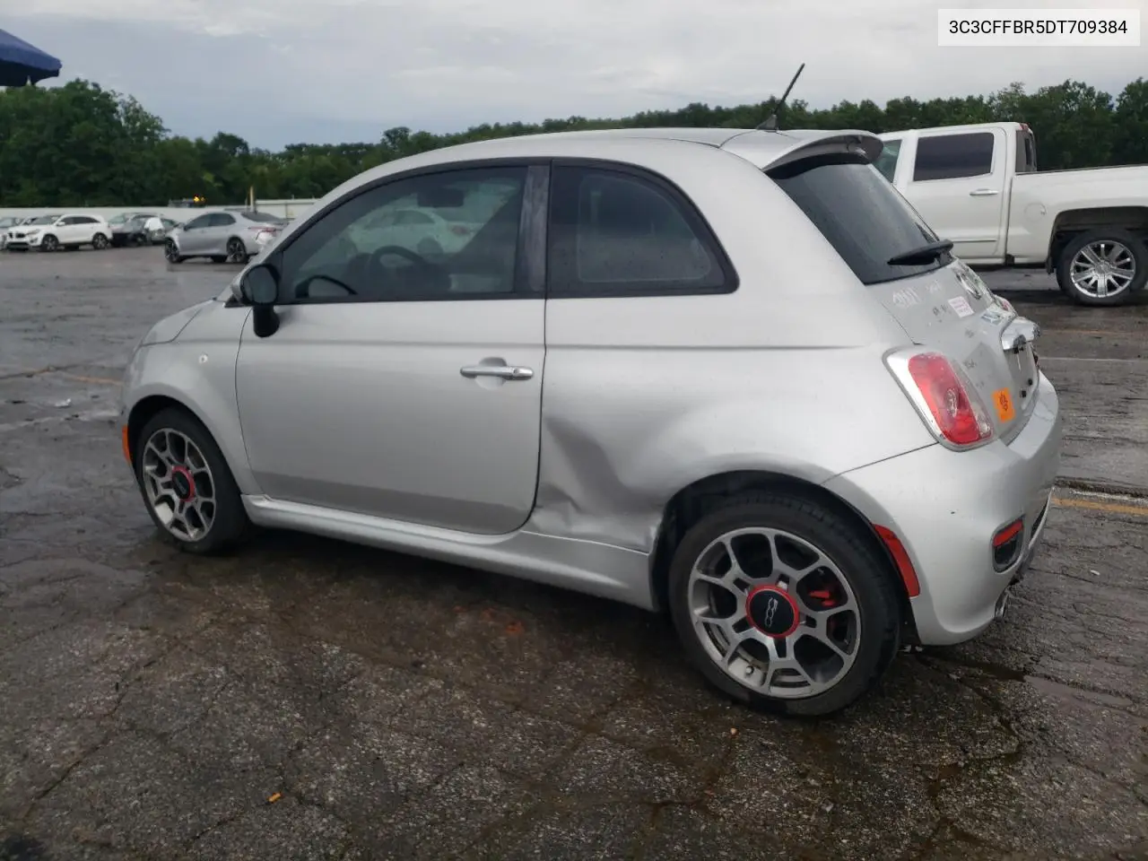 2013 Fiat 500 Sport VIN: 3C3CFFBR5DT709384 Lot: 62502455