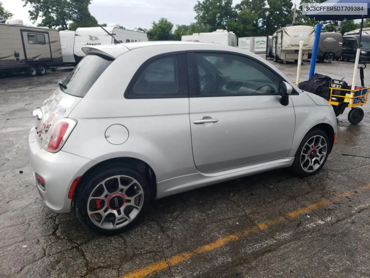 2013 Fiat 500 Sport VIN: 3C3CFFBR5DT709384 Lot: 62502455
