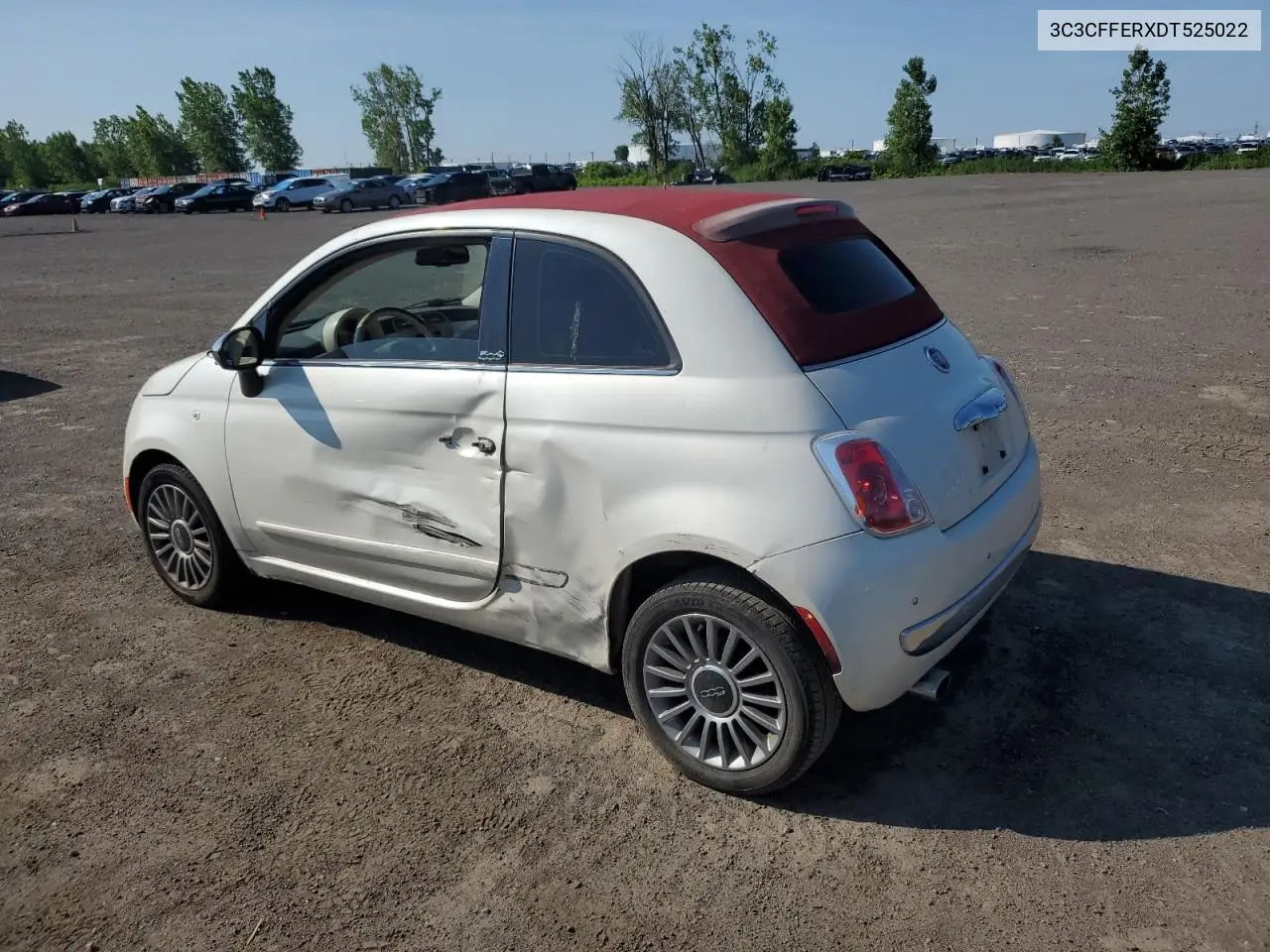2013 Fiat 500 Lounge VIN: 3C3CFFERXDT525022 Lot: 62812485