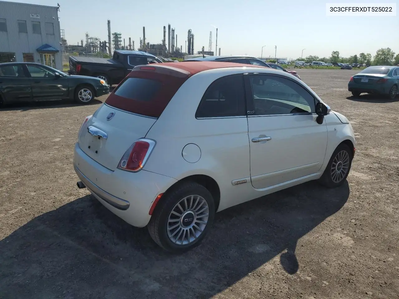 2013 Fiat 500 Lounge VIN: 3C3CFFERXDT525022 Lot: 62812485