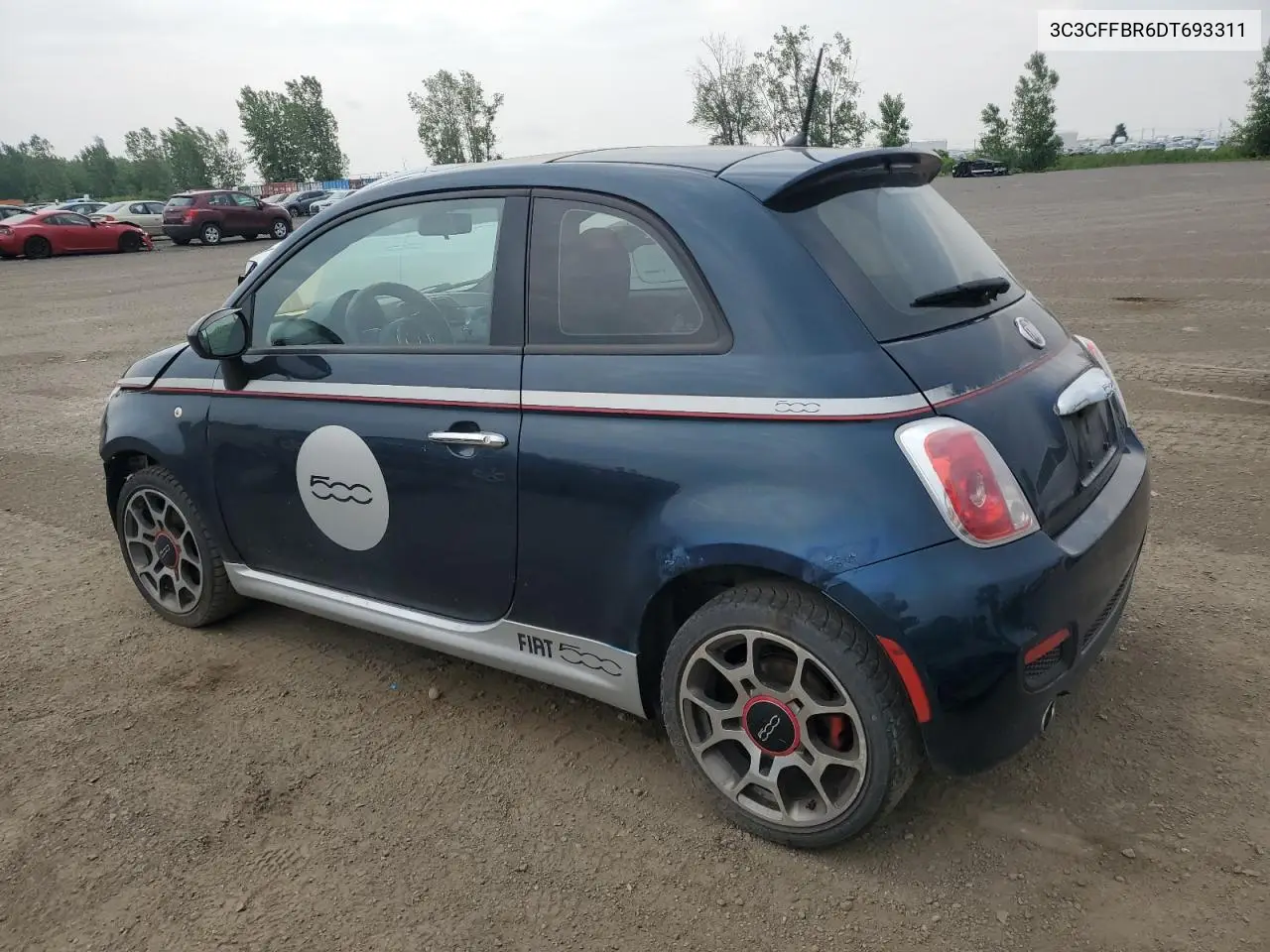 2013 Fiat 500 Sport VIN: 3C3CFFBR6DT693311 Lot: 63098265