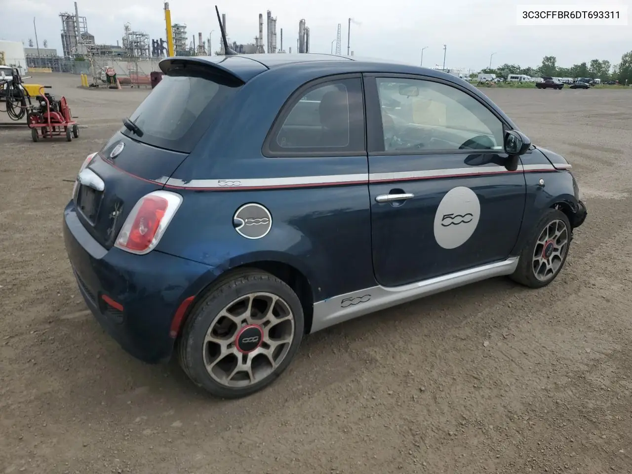 2013 Fiat 500 Sport VIN: 3C3CFFBR6DT693311 Lot: 63098265