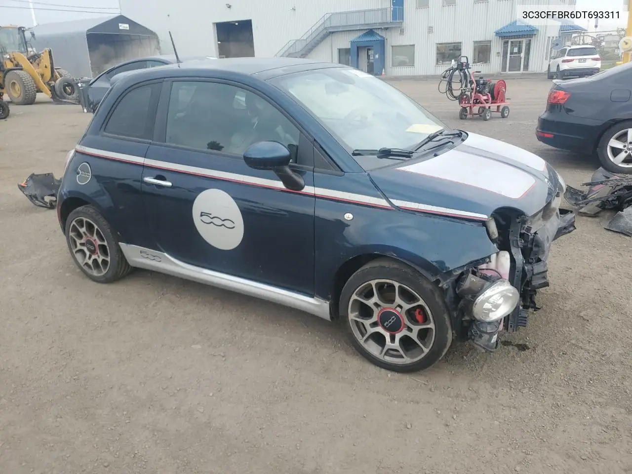2013 Fiat 500 Sport VIN: 3C3CFFBR6DT693311 Lot: 63098265