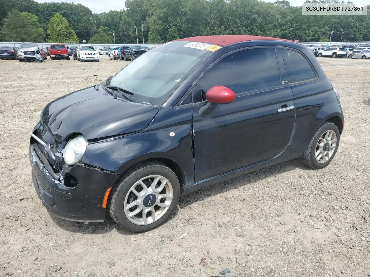 2013 Fiat 500 Pop VIN: 3C3CFFDR8DT727861 Lot: 63458375