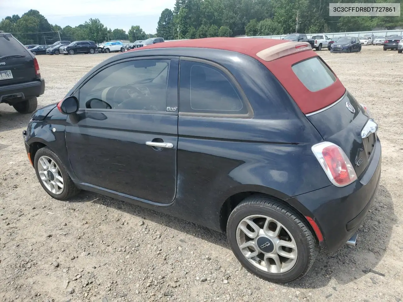 2013 Fiat 500 Pop VIN: 3C3CFFDR8DT727861 Lot: 63458375