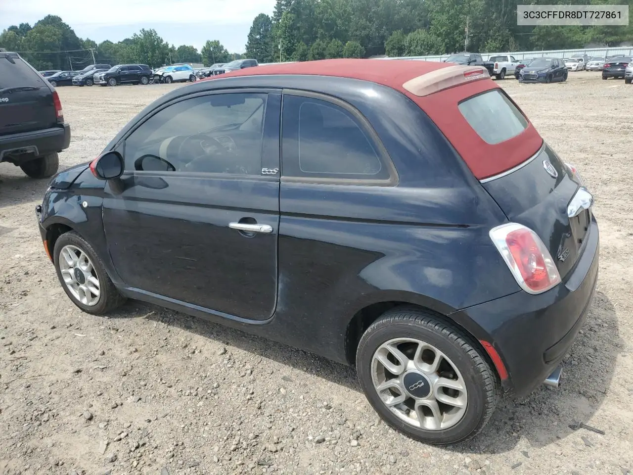 2013 Fiat 500 Pop VIN: 3C3CFFDR8DT727861 Lot: 63458375