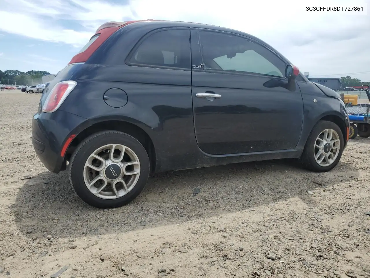 2013 Fiat 500 Pop VIN: 3C3CFFDR8DT727861 Lot: 63458375