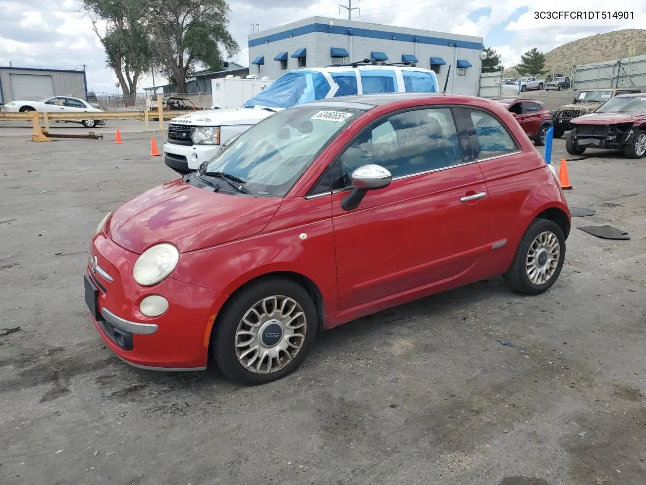 2013 Fiat 500 Lounge VIN: 3C3CFFCR1DT514901 Lot: 63460655