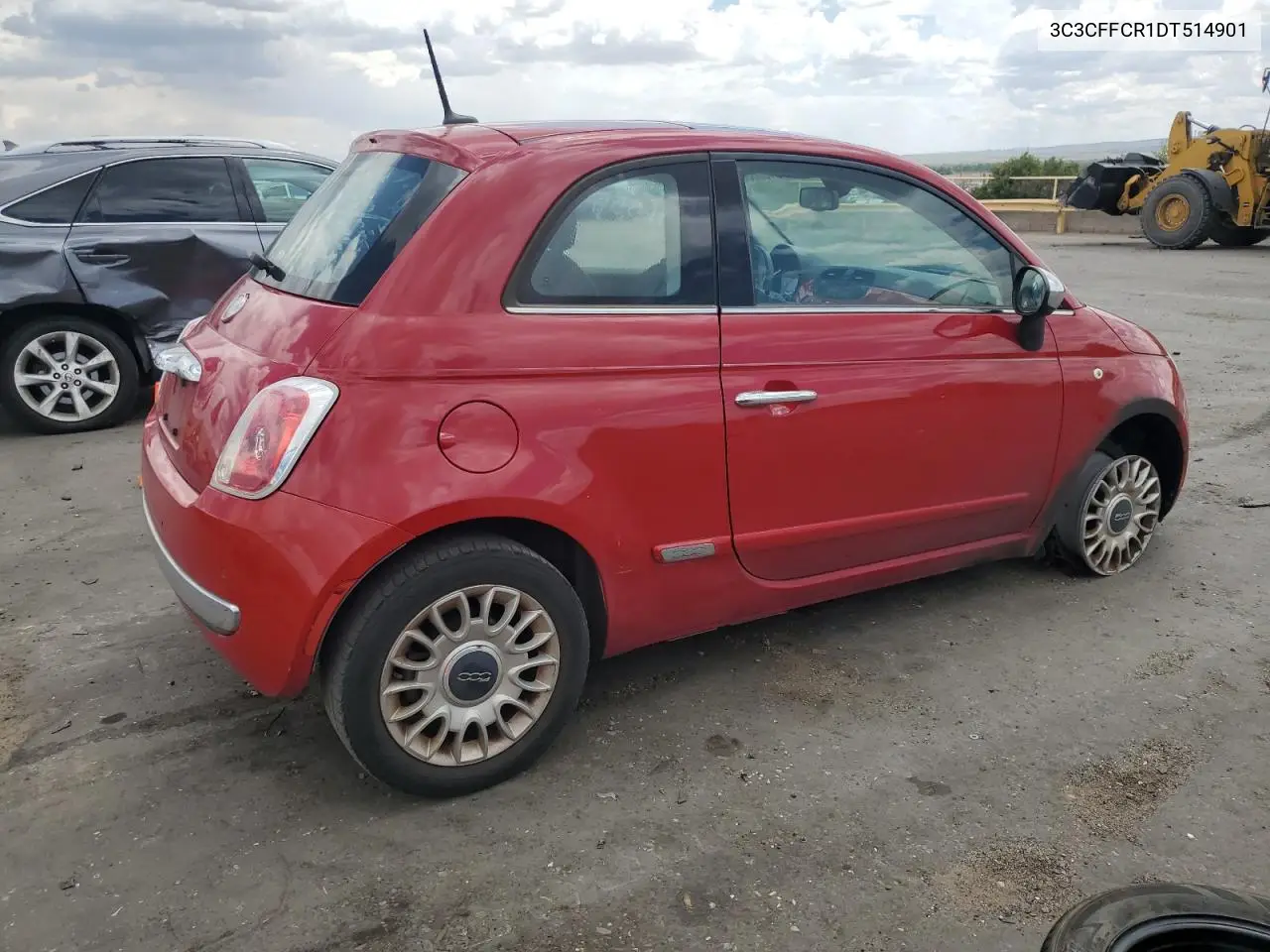 2013 Fiat 500 Lounge VIN: 3C3CFFCR1DT514901 Lot: 63460655