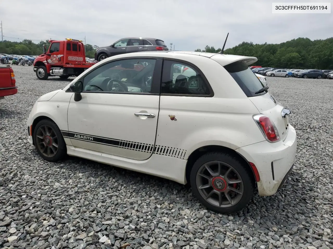 2013 Fiat 500 Abarth VIN: 3C3CFFFH5DT691194 Lot: 63560255