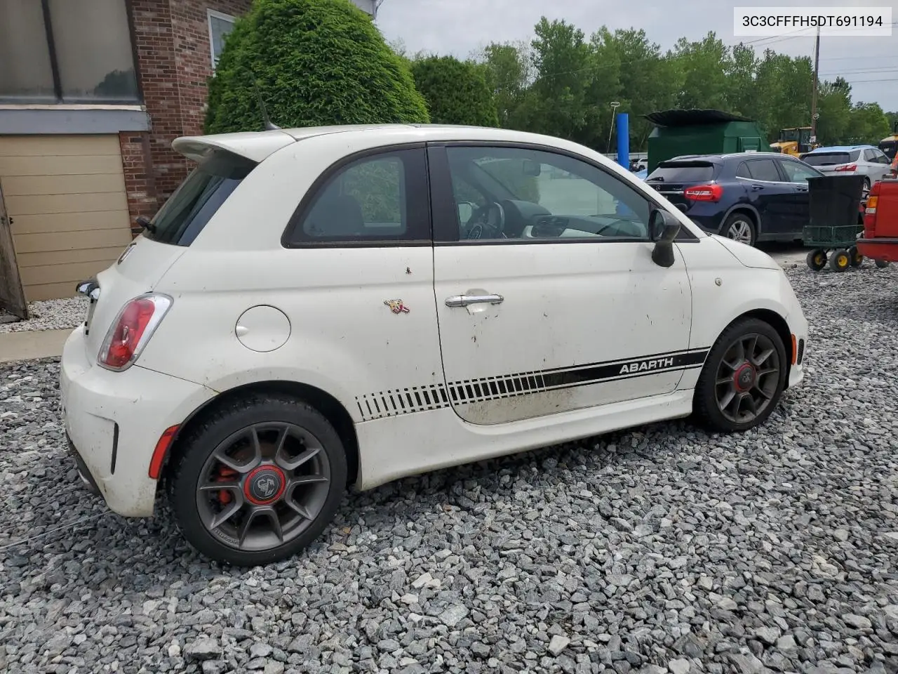 2013 Fiat 500 Abarth VIN: 3C3CFFFH5DT691194 Lot: 63560255