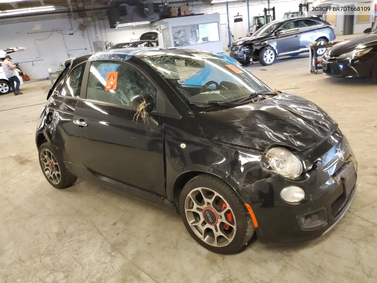 2013 Fiat 500 Sport VIN: 3C3CFFBR7DT668109 Lot: 76729524