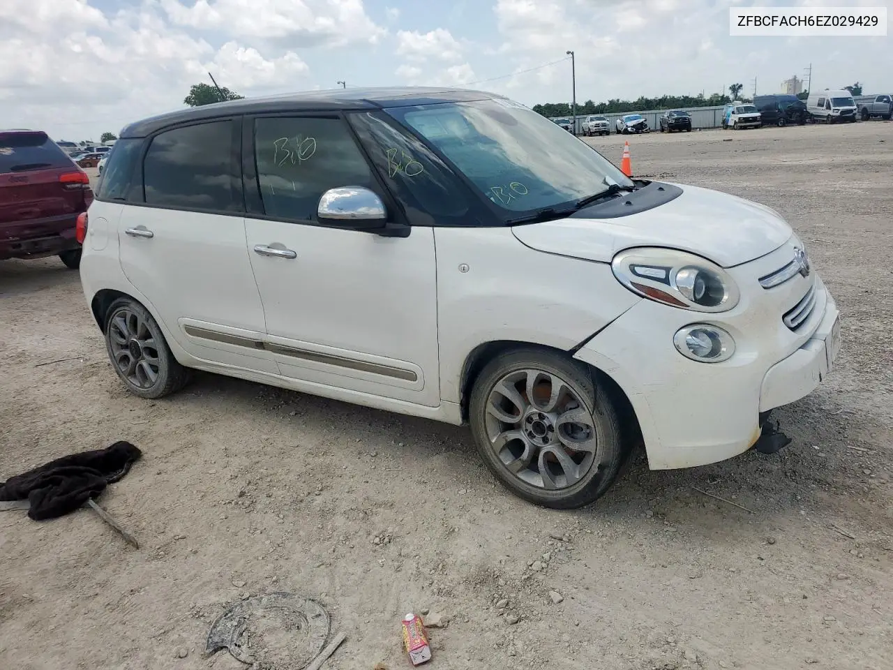 2014 Fiat 500L Lounge VIN: ZFBCFACH6EZ029429 Lot: 61984605