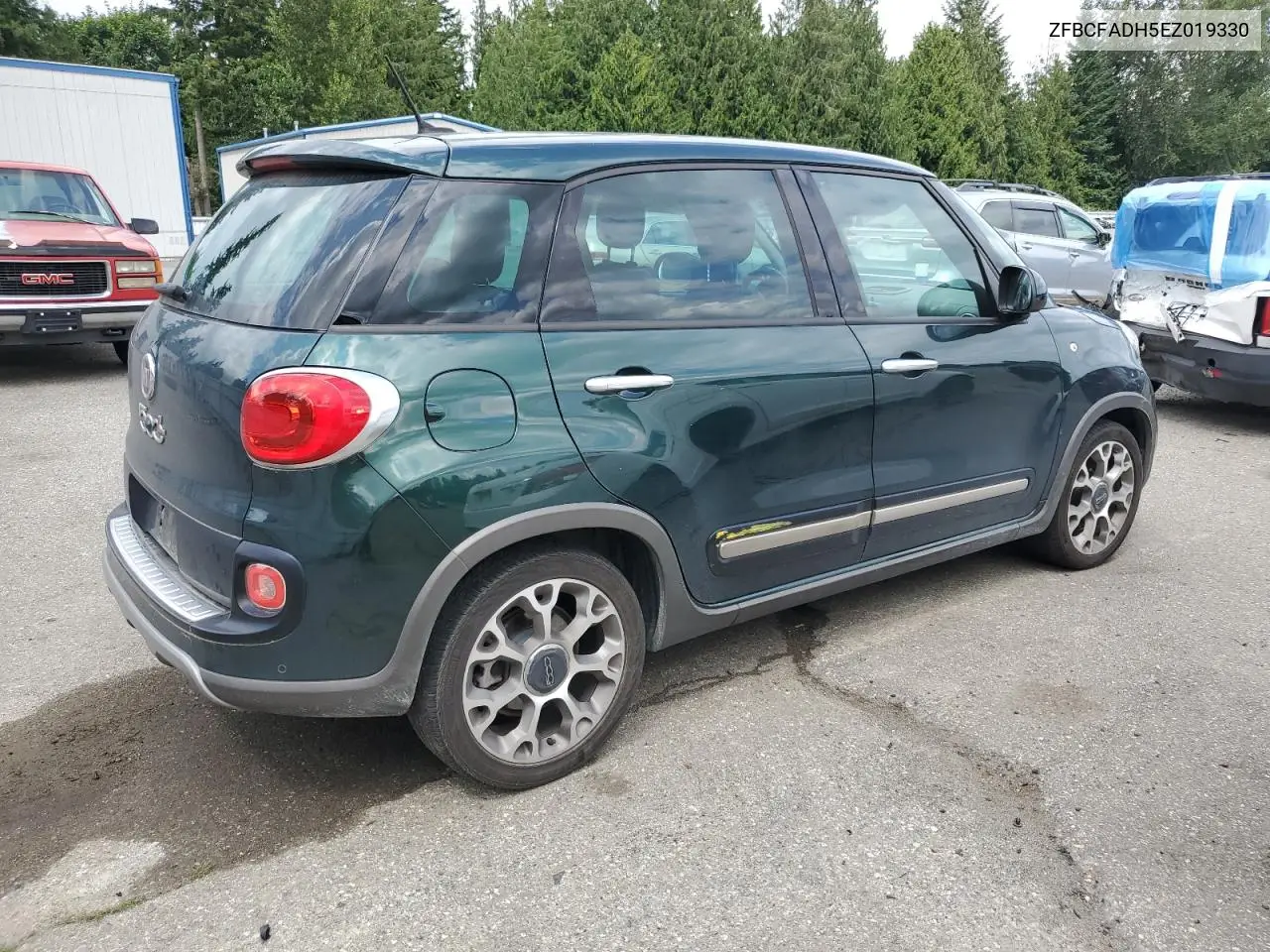 2014 Fiat 500L Trekking VIN: ZFBCFADH5EZ019330 Lot: 61986675