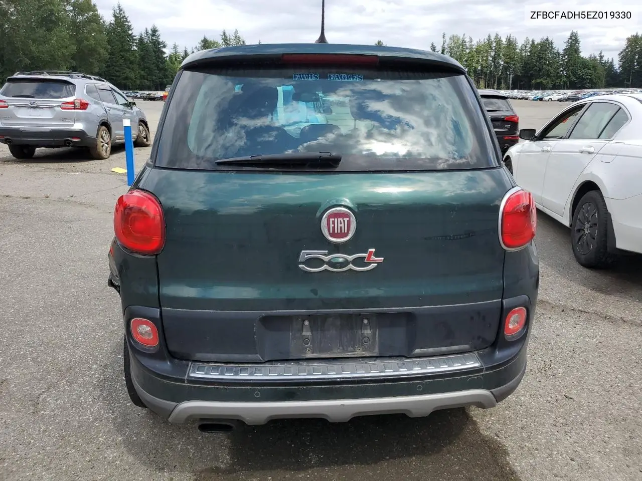 2014 Fiat 500L Trekking VIN: ZFBCFADH5EZ019330 Lot: 61986675