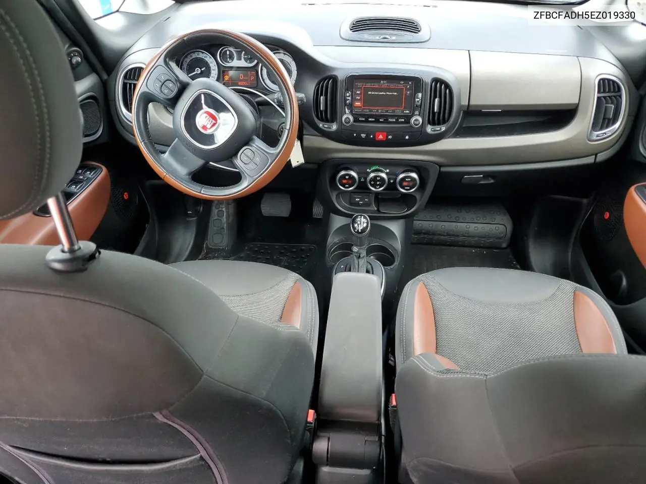 2014 Fiat 500L Trekking VIN: ZFBCFADH5EZ019330 Lot: 61986675