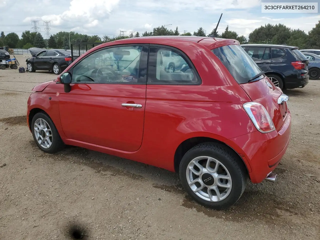 2014 Fiat 500 Pop VIN: 3C3CFFARXET264210 Lot: 62140225