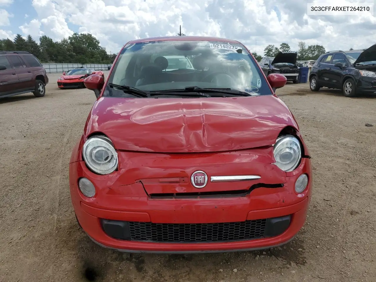2014 Fiat 500 Pop VIN: 3C3CFFARXET264210 Lot: 62140225