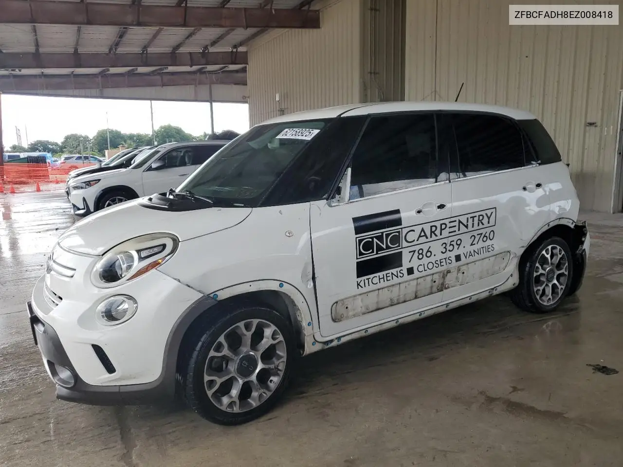 2014 Fiat 500L Trekking VIN: ZFBCFADH8EZ008418 Lot: 62158925