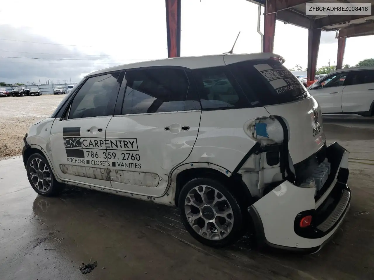 2014 Fiat 500L Trekking VIN: ZFBCFADH8EZ008418 Lot: 62158925