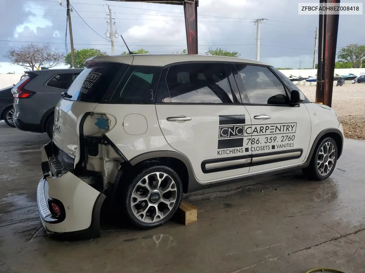 2014 Fiat 500L Trekking VIN: ZFBCFADH8EZ008418 Lot: 62158925