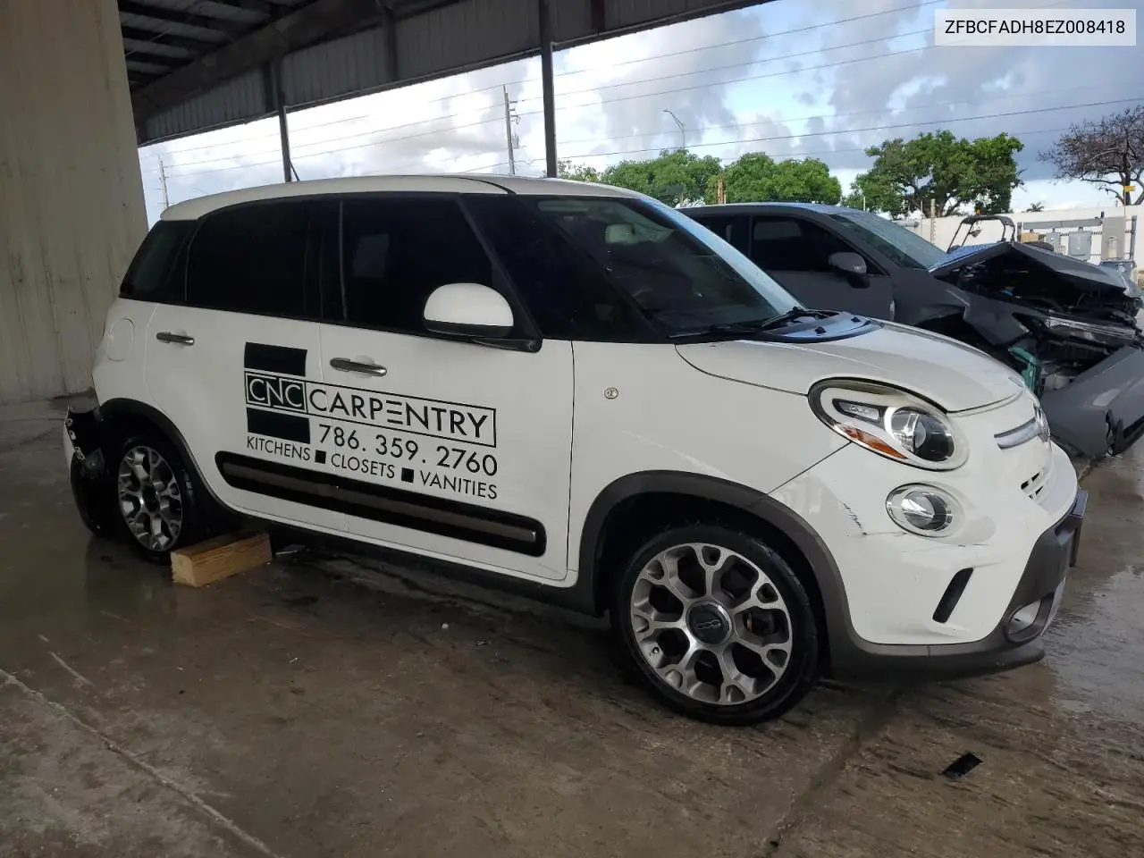 2014 Fiat 500L Trekking VIN: ZFBCFADH8EZ008418 Lot: 62158925
