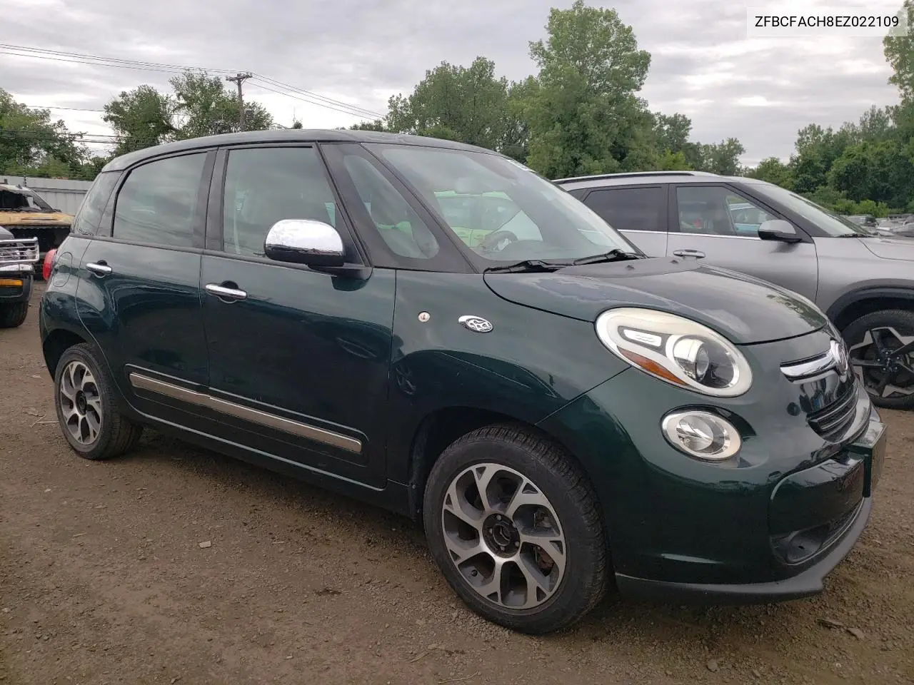 2014 Fiat 500L Lounge VIN: ZFBCFACH8EZ022109 Lot: 62273315