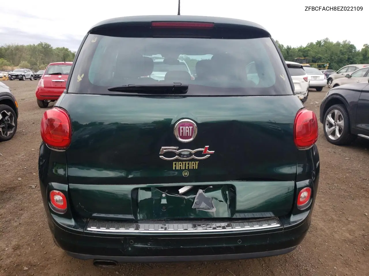 2014 Fiat 500L Lounge VIN: ZFBCFACH8EZ022109 Lot: 62273315