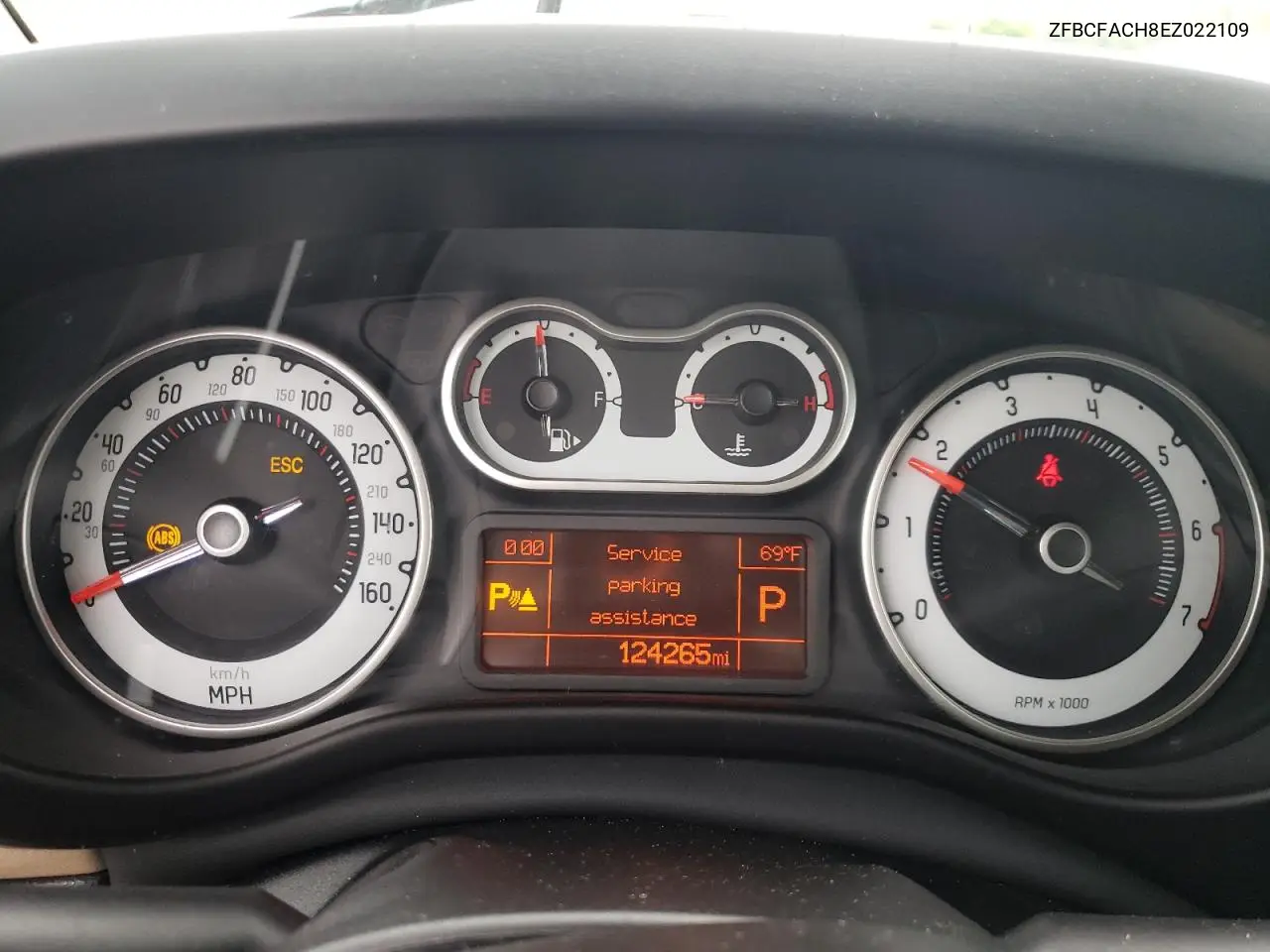 2014 Fiat 500L Lounge VIN: ZFBCFACH8EZ022109 Lot: 62273315