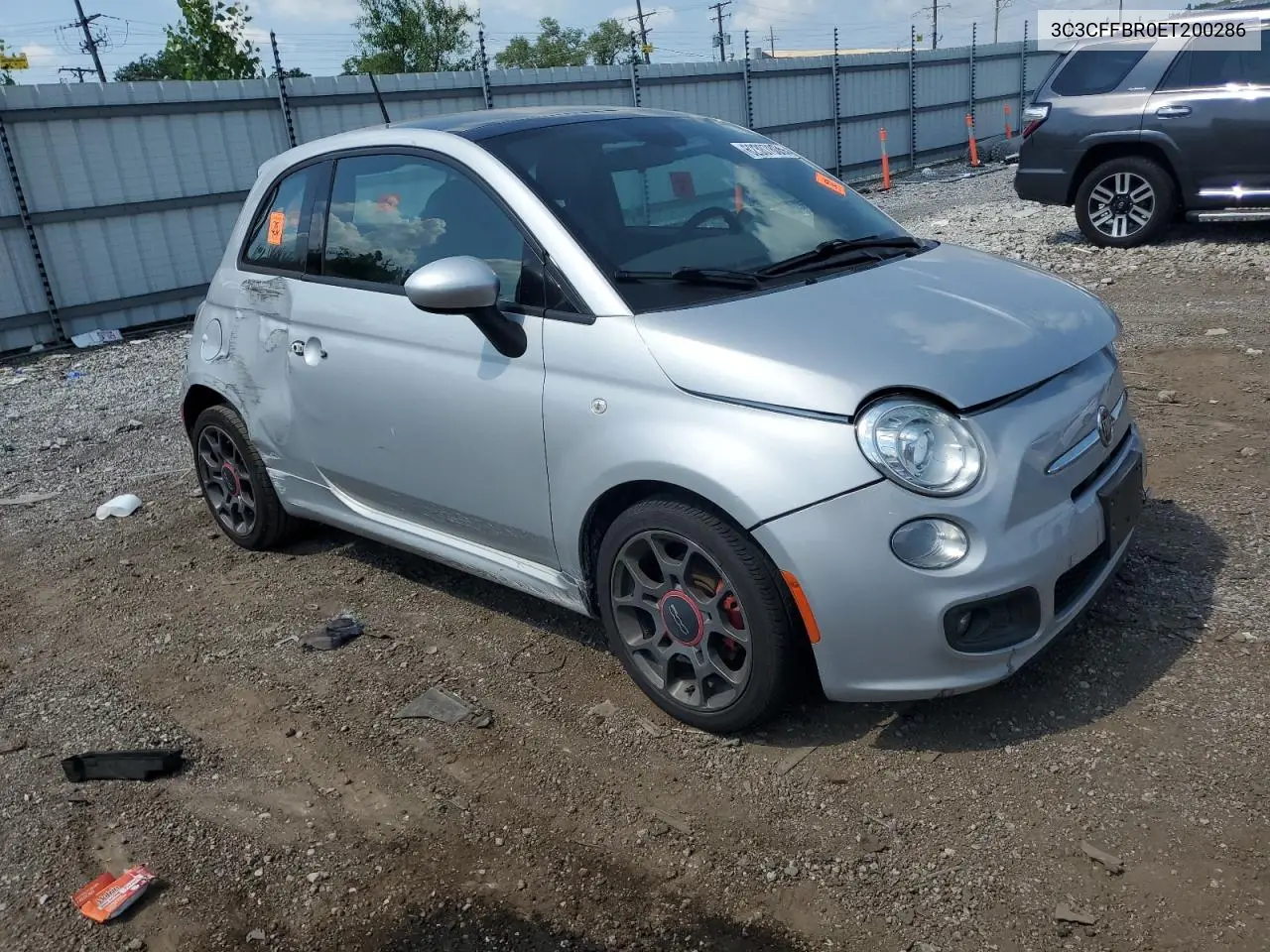 2014 Fiat 500 Sport VIN: 3C3CFFBR0ET200286 Lot: 62307805