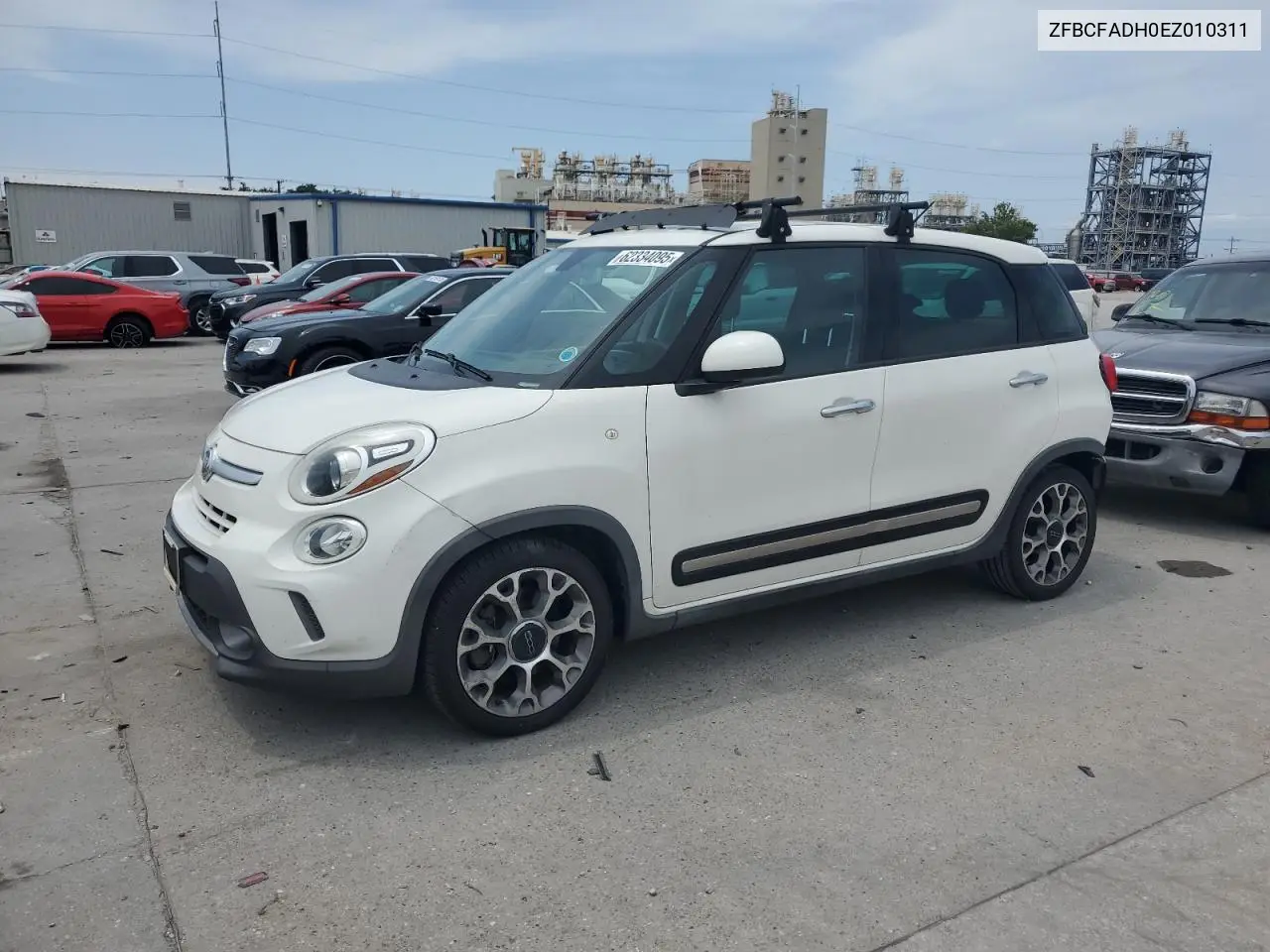 2014 Fiat 500L Trekking VIN: ZFBCFADH0EZ010311 Lot: 62334095