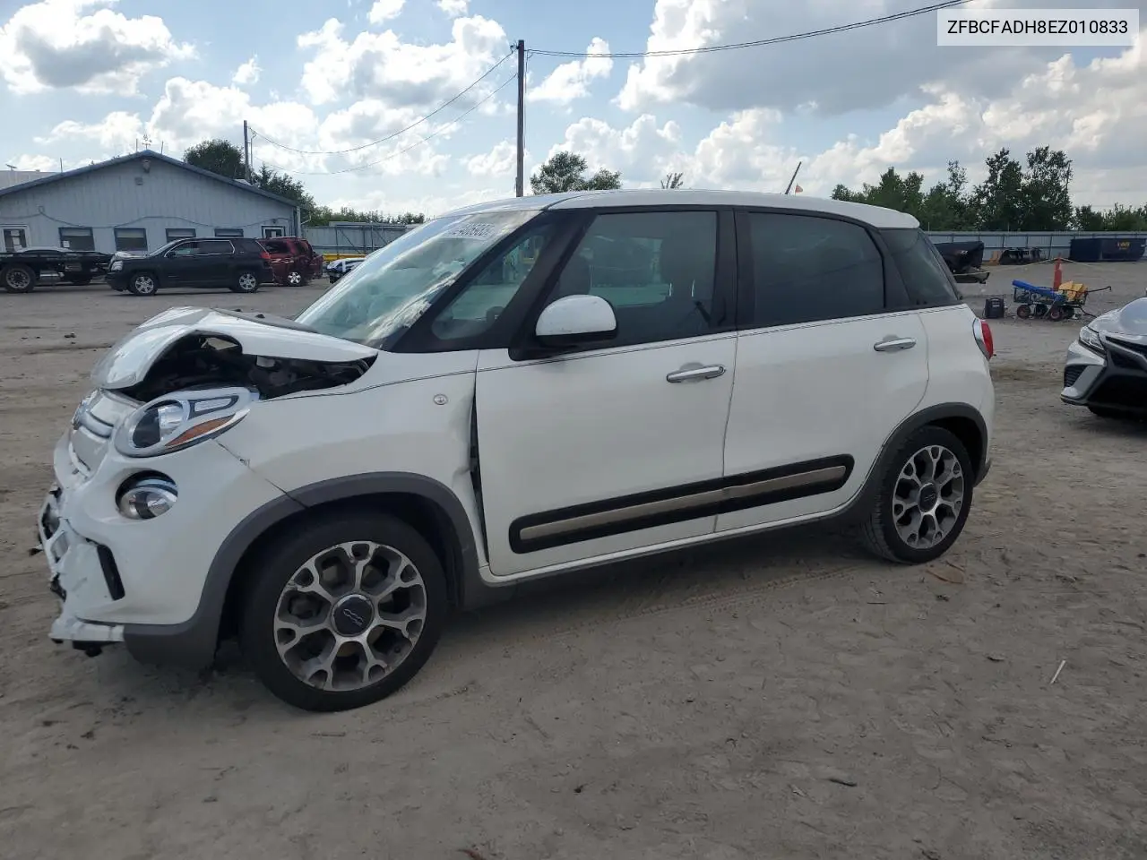 2014 Fiat 500L Trekking VIN: ZFBCFADH8EZ010833 Lot: 62406985