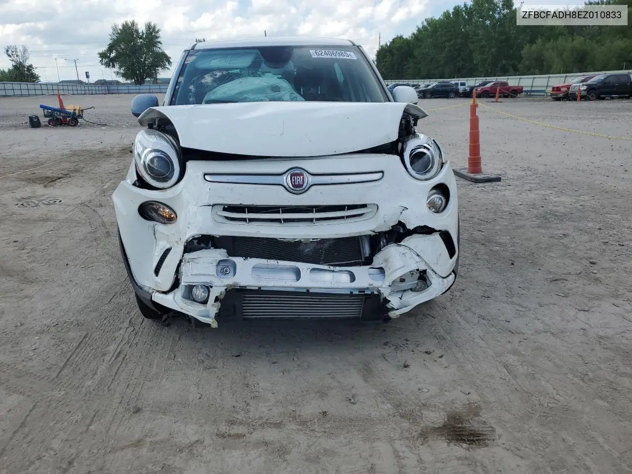 2014 Fiat 500L Trekking VIN: ZFBCFADH8EZ010833 Lot: 62406985