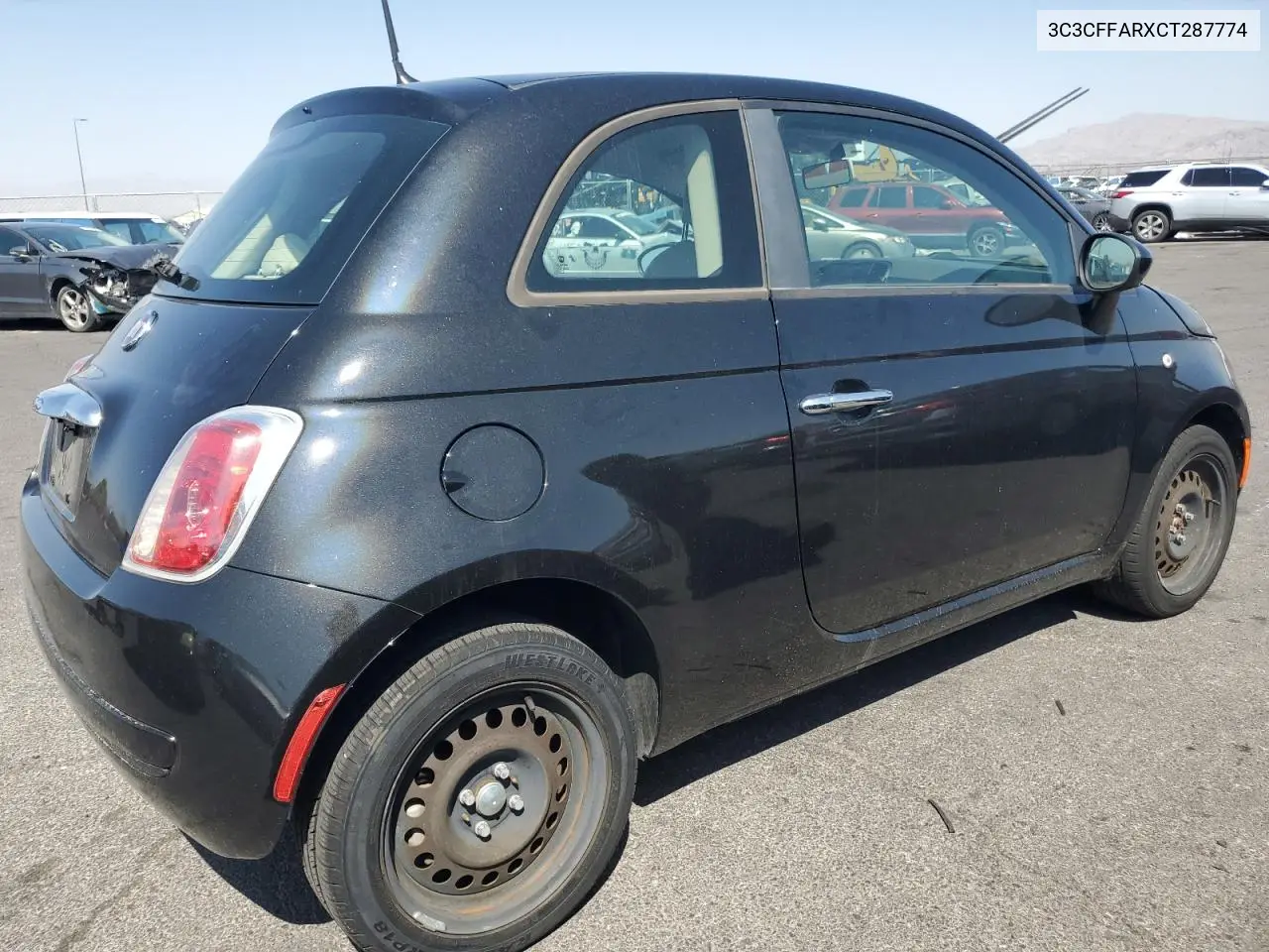 2014 Fiat 500 Pop VIN: 3C3CFFARXCT287774 Lot: 62565135