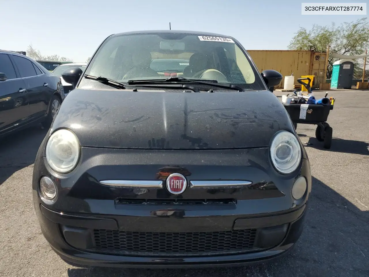 2014 Fiat 500 Pop VIN: 3C3CFFARXCT287774 Lot: 62565135