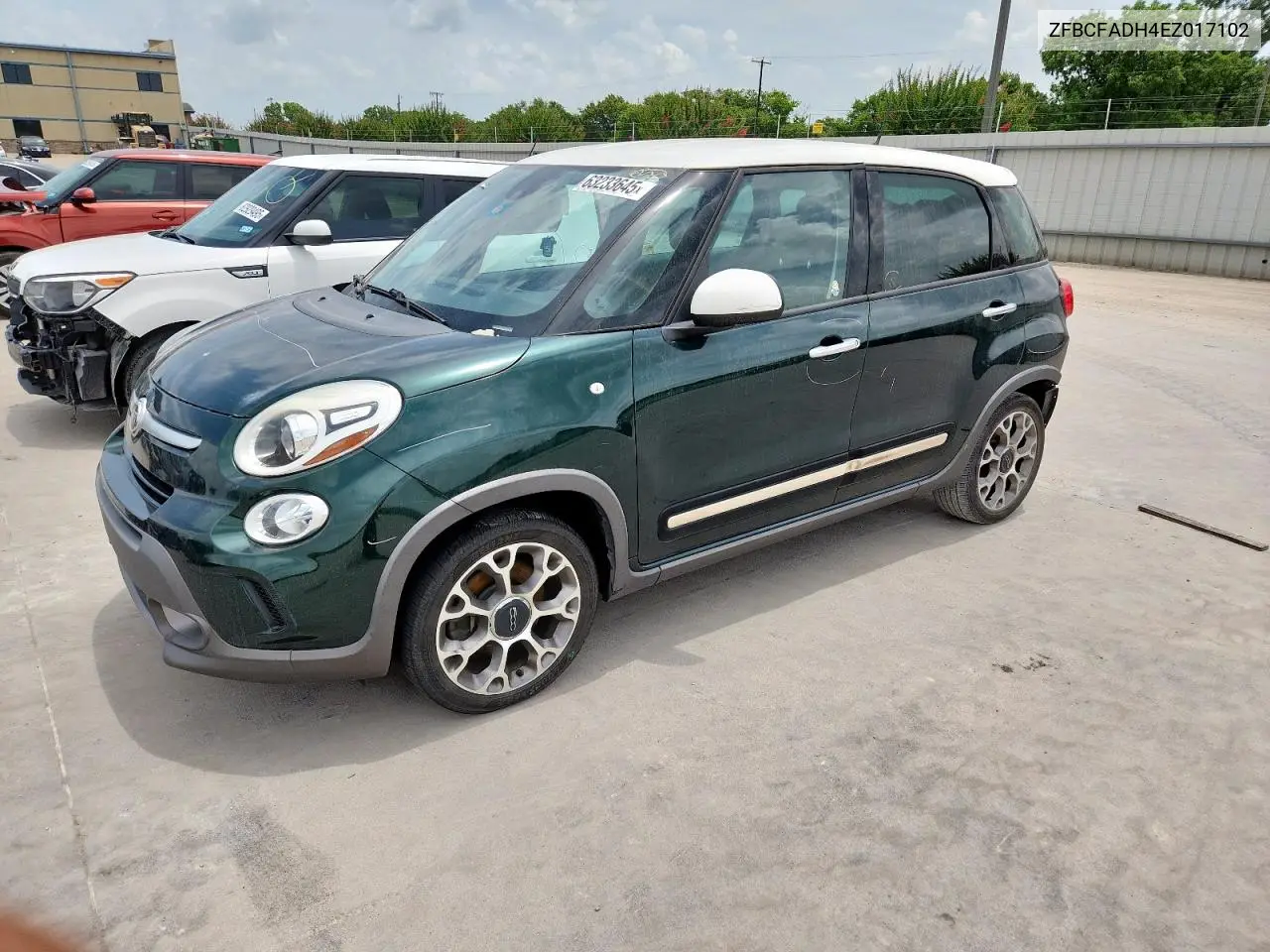 2014 Fiat 500L Trekking VIN: ZFBCFADH4EZ017102 Lot: 63233645