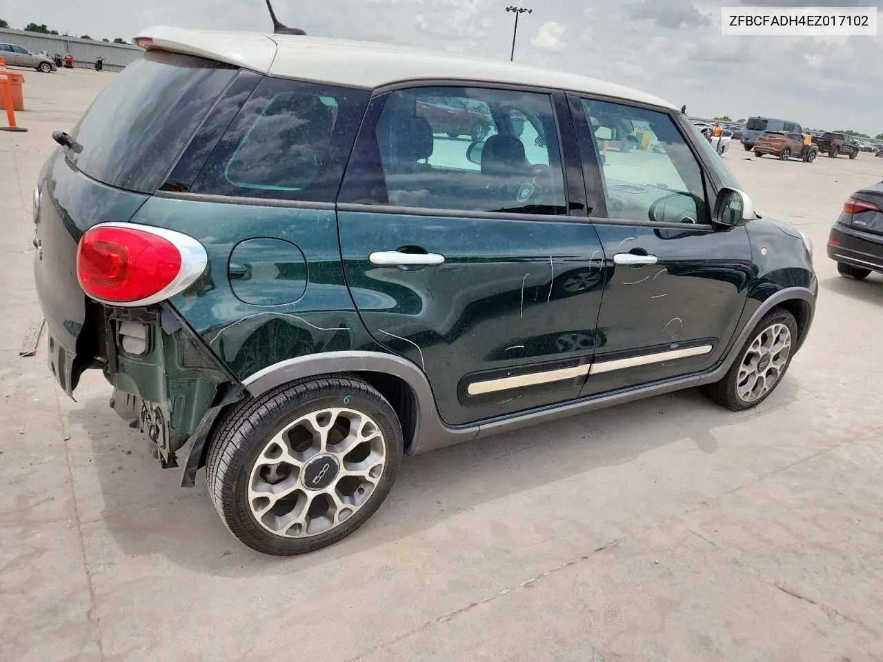 2014 Fiat 500L Trekking VIN: ZFBCFADH4EZ017102 Lot: 63233645