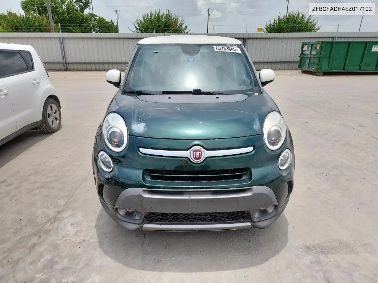 2014 Fiat 500L Trekking VIN: ZFBCFADH4EZ017102 Lot: 63233645