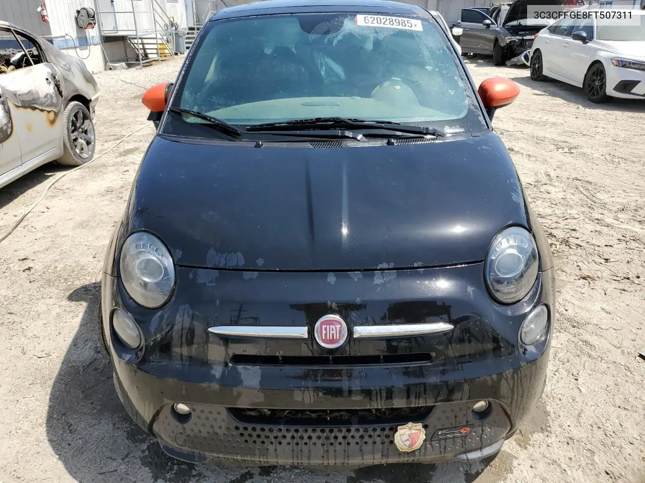 2015 Fiat 500 Electric VIN: 3C3CFFGE8FT507311 Lot: 62028985