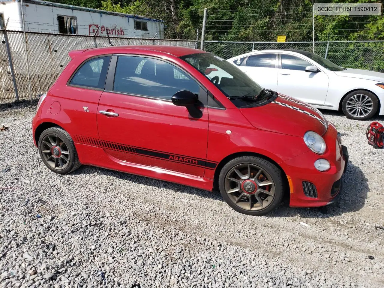 2015 Fiat 500 Abarth VIN: 3C3CFFFH6FT590412 Lot: 62235855