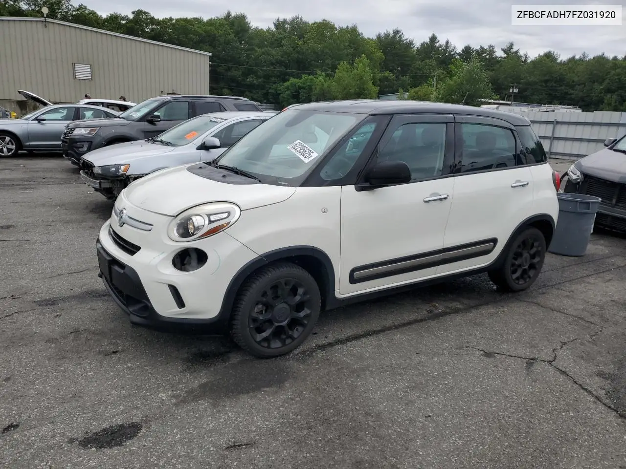 2015 Fiat 500L Trekking VIN: ZFBCFADH7FZ031920 Lot: 62295625