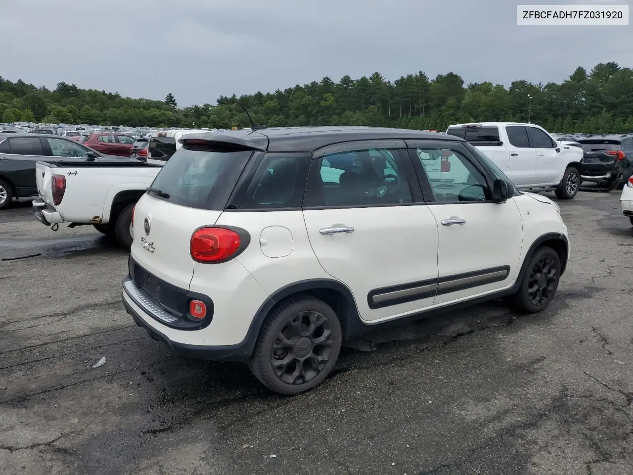 2015 Fiat 500L Trekking VIN: ZFBCFADH7FZ031920 Lot: 62295625