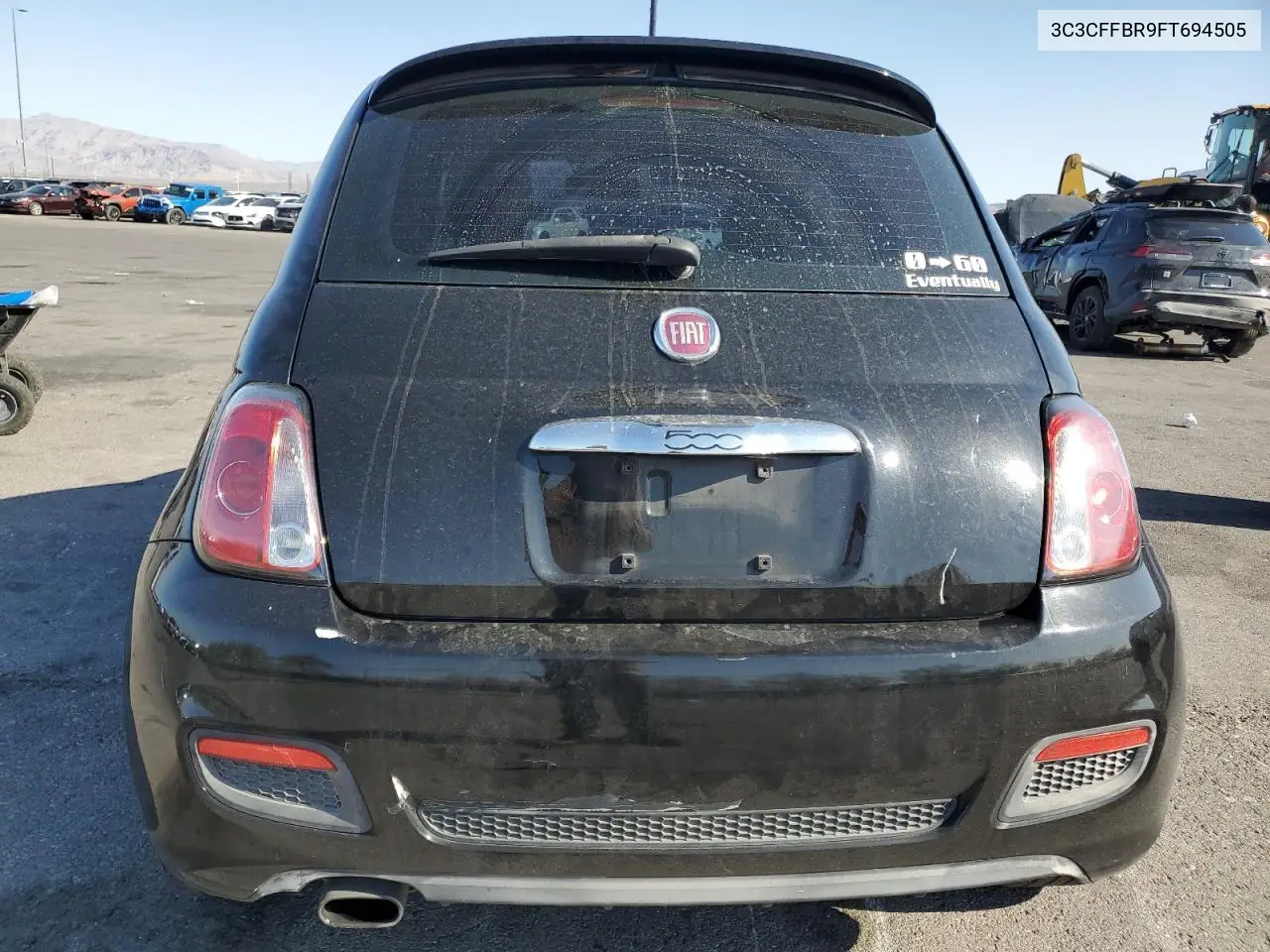 2015 Fiat 500 Sport VIN: 3C3CFFBR9FT694505 Lot: 62412335