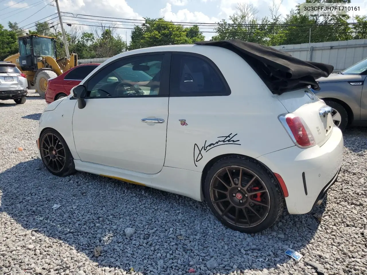 2015 Fiat 500 Abarth VIN: 3C3CFFJH7FT710161 Lot: 62520395