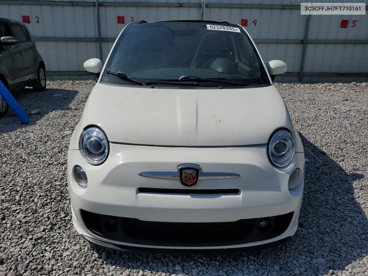 2015 Fiat 500 Abarth VIN: 3C3CFFJH7FT710161 Lot: 62520395