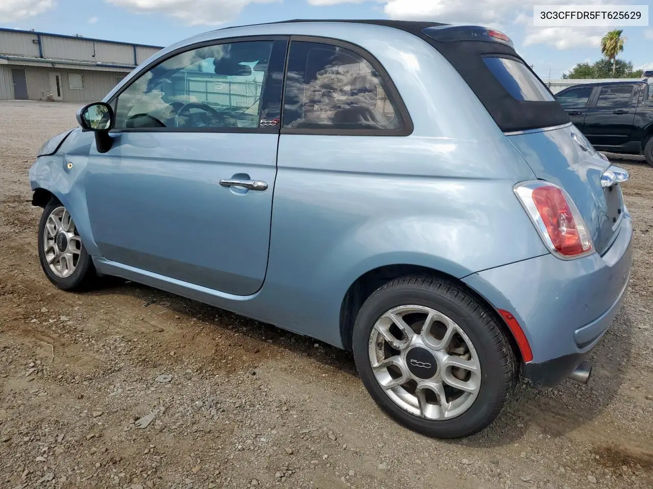 2015 Fiat 500 Pop VIN: 3C3CFFDR5FT625629 Lot: 62682785