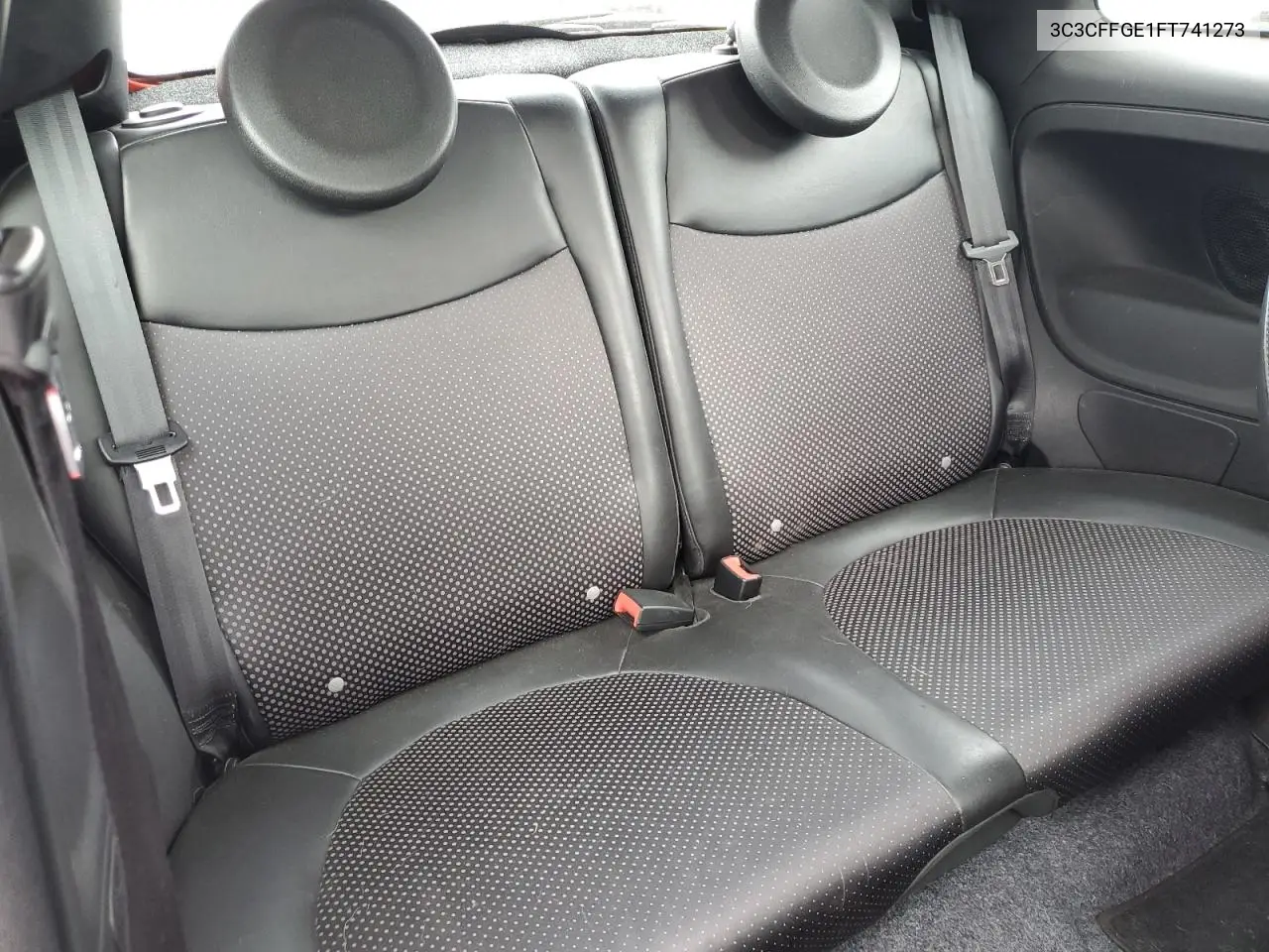 2015 Fiat 500 Electric VIN: 3C3CFFGE1FT741273 Lot: 62807735