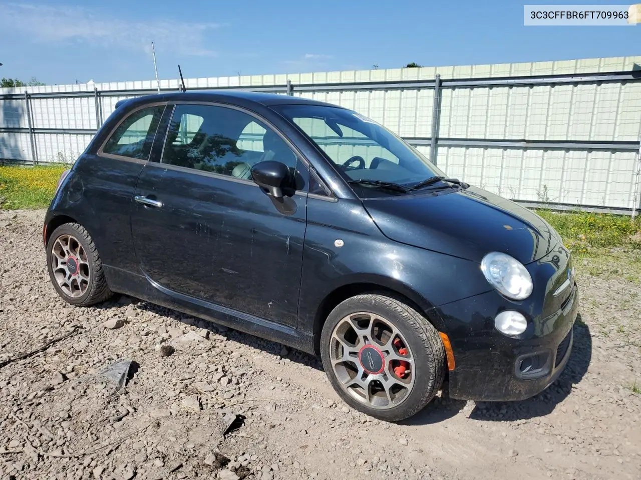 2015 Fiat 500 Sport VIN: 3C3CFFBR6FT709963 Lot: 63035785