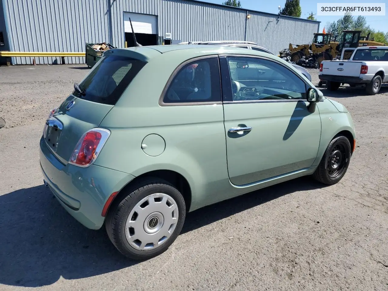 2015 Fiat 500 Pop VIN: 3C3CFFAR6FT613493 Lot: 63074155